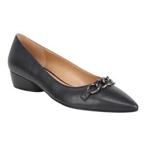 Naturalizer Women's Becca Low heel Pointed Toe Flats Navy Size 6 1/2 W